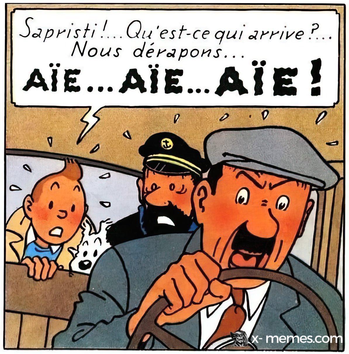 Mème : Tintin