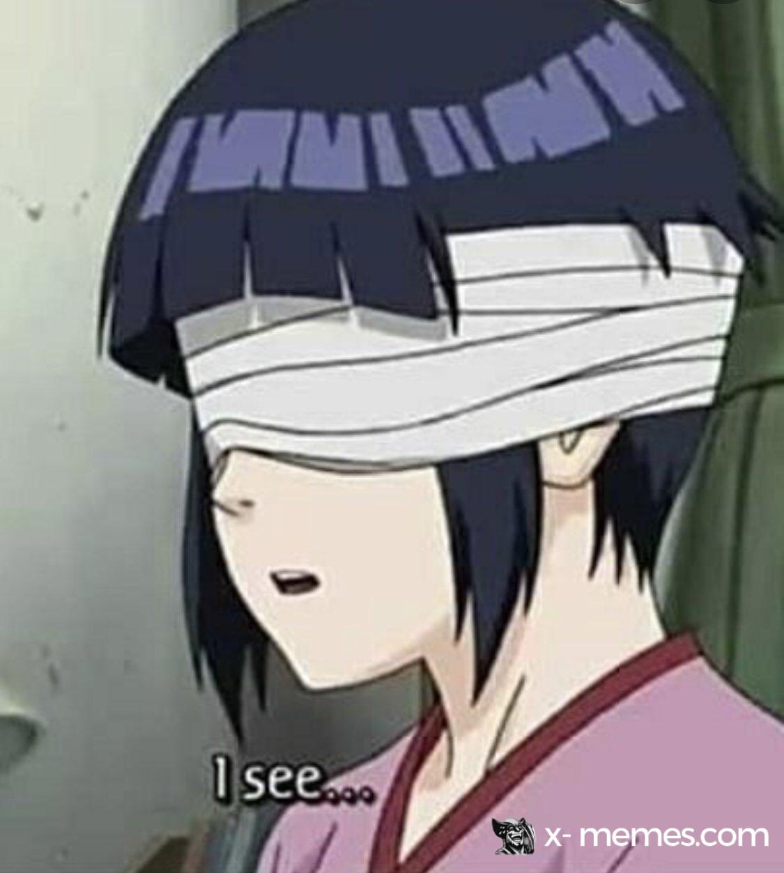 Mème : Hinata aveugle qui voit