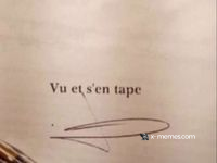 Mème : Vu et s'en tape