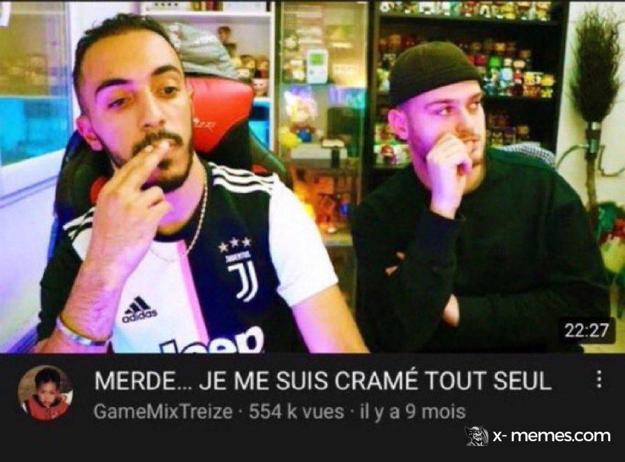 Mème : Merde je me suis cramé tout seul