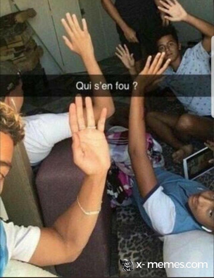 Mème : Qui s'en fout ?