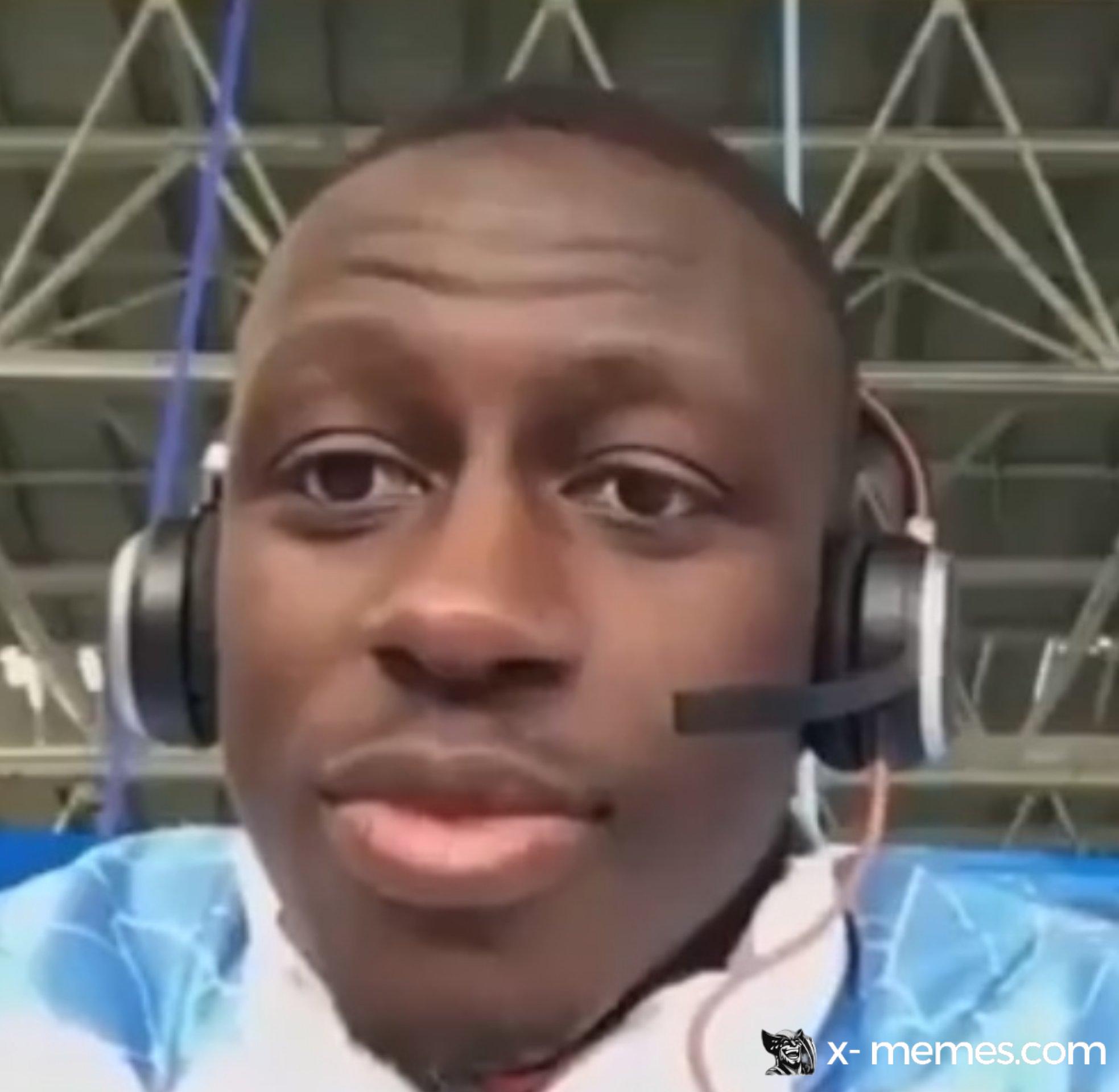 Mème : Benjamin Mendy choqué en visio