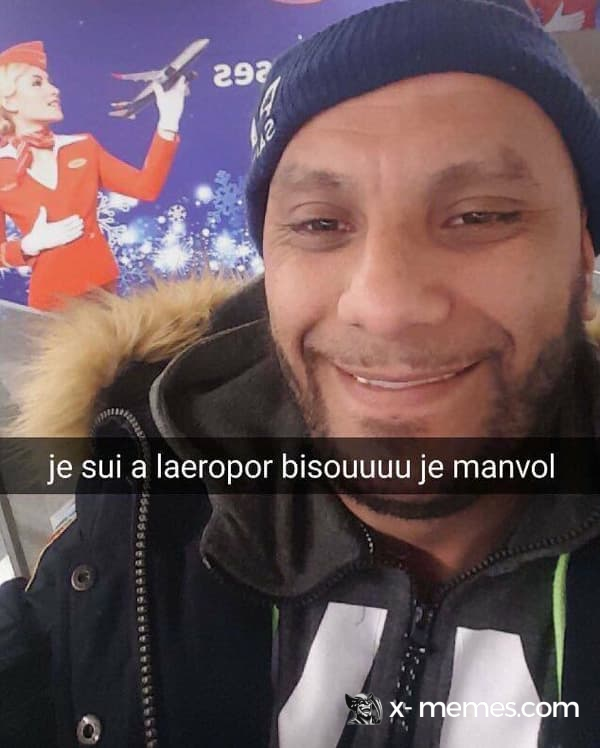 Mème : Bisou je m'envole