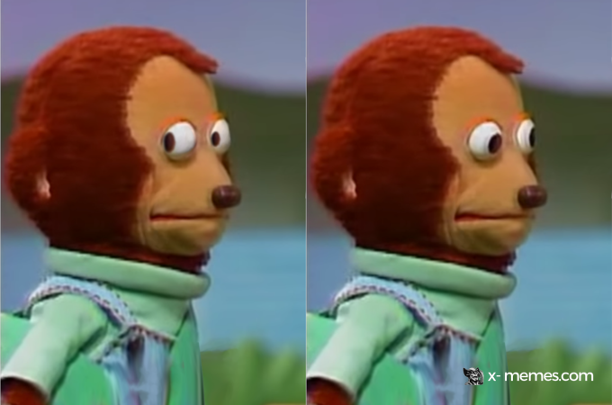 Mème : Monkey Puppet