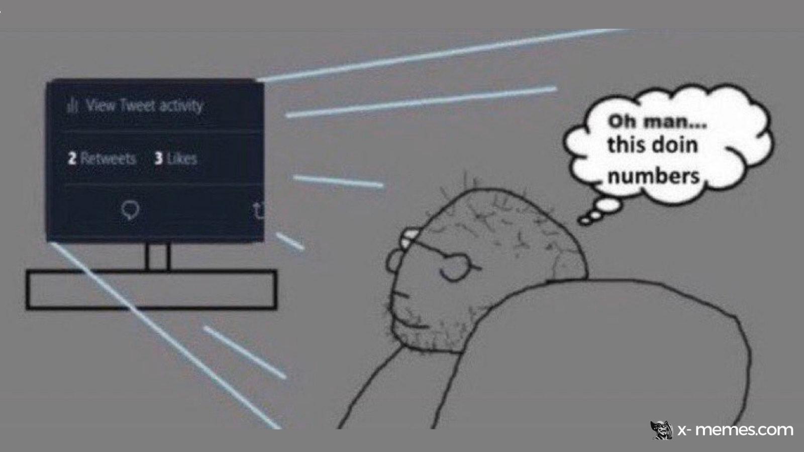 Mème : Oh man this doing number