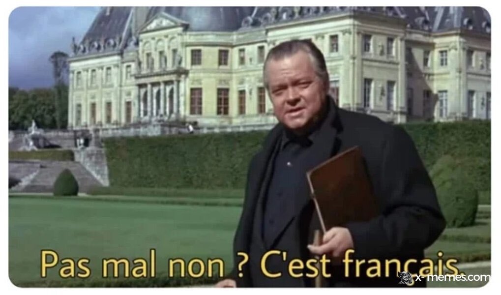 Mème : Pas mal non? C'est français (pas mal, français, le grand détournement)