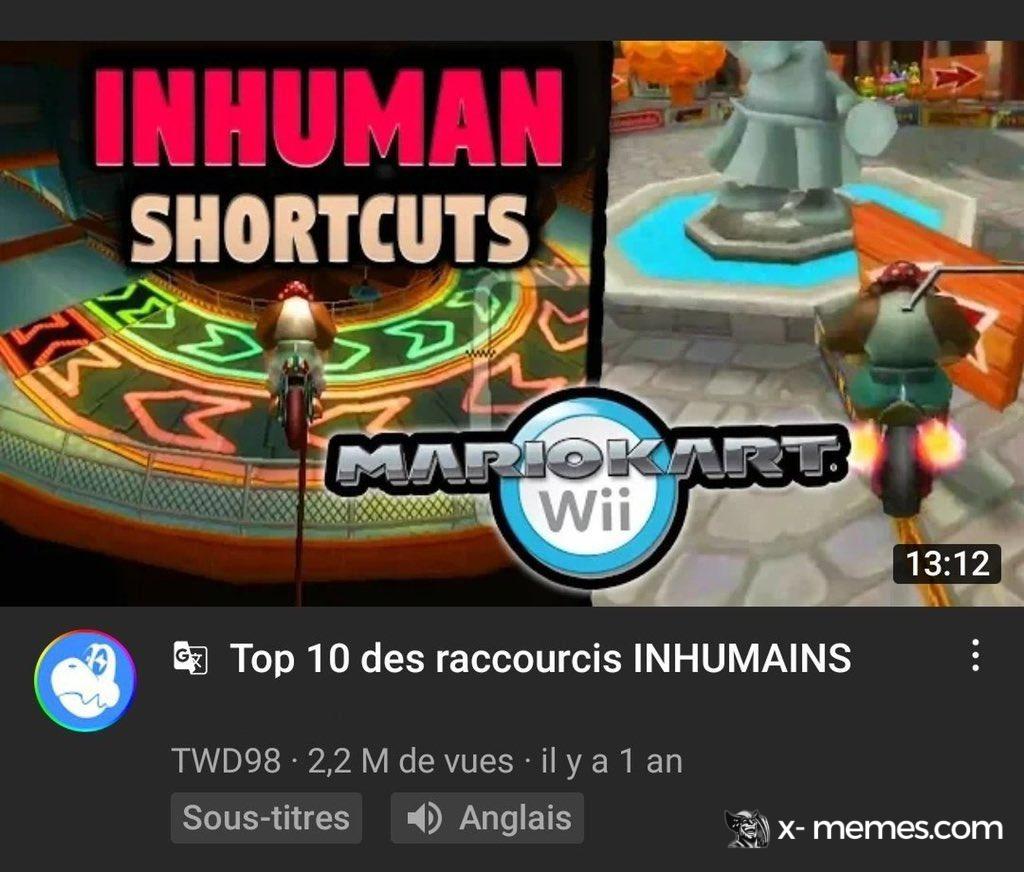 Mème : Top 10 raccourcis inhumains