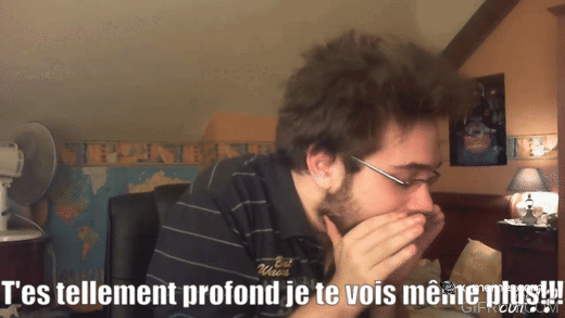 T'es tellement profond je te vois même plus