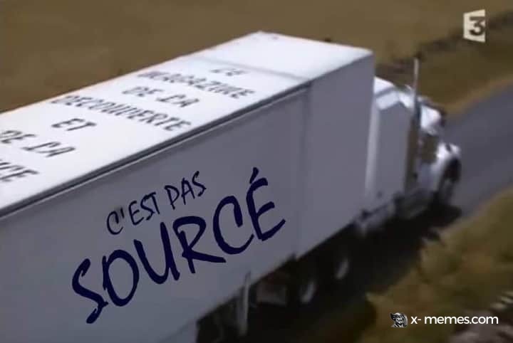 Mème : C'est pas sourcé