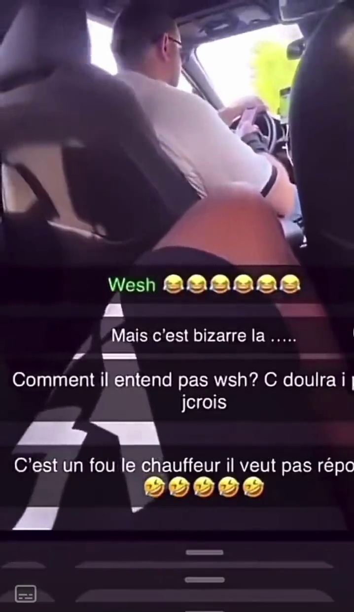 Mème : Excusez-moi chef chauffeur taxi sourd