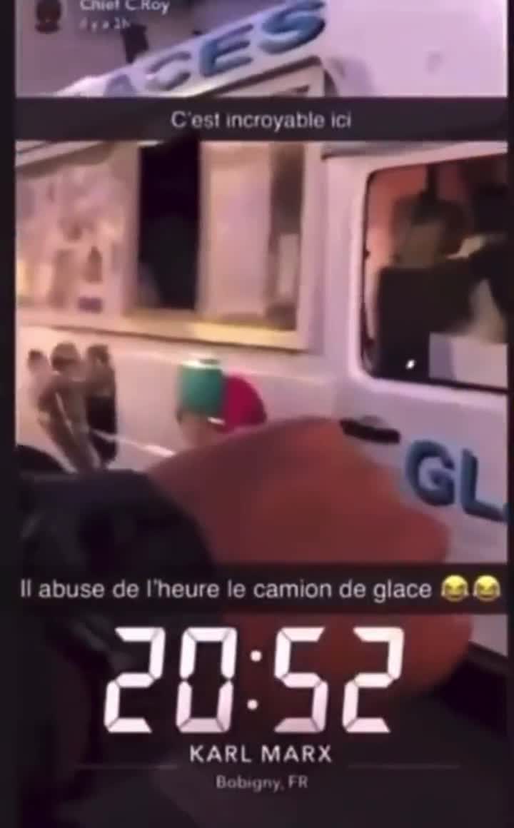 Mème : Il abuse de l'heure le camion de glace