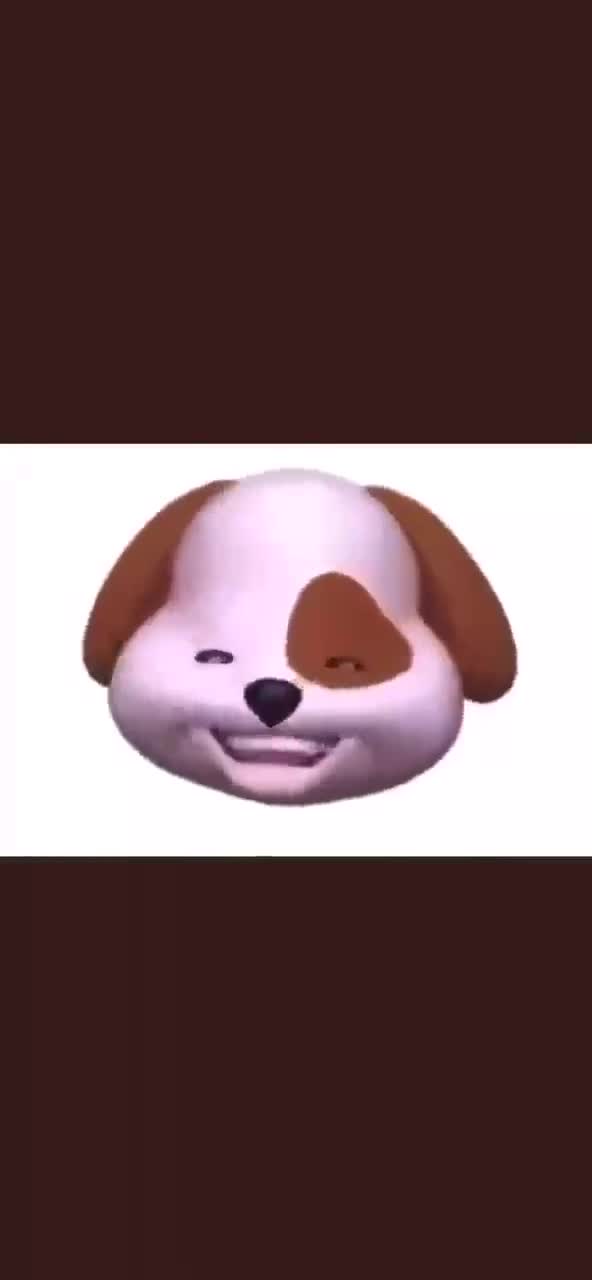 Mème : Chien emoji bruyant aboie