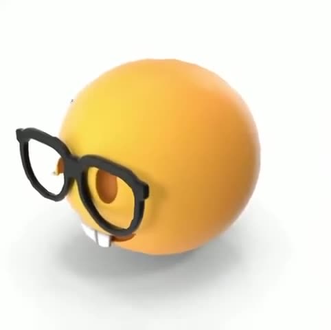 Mème : Nerd emoji geek son