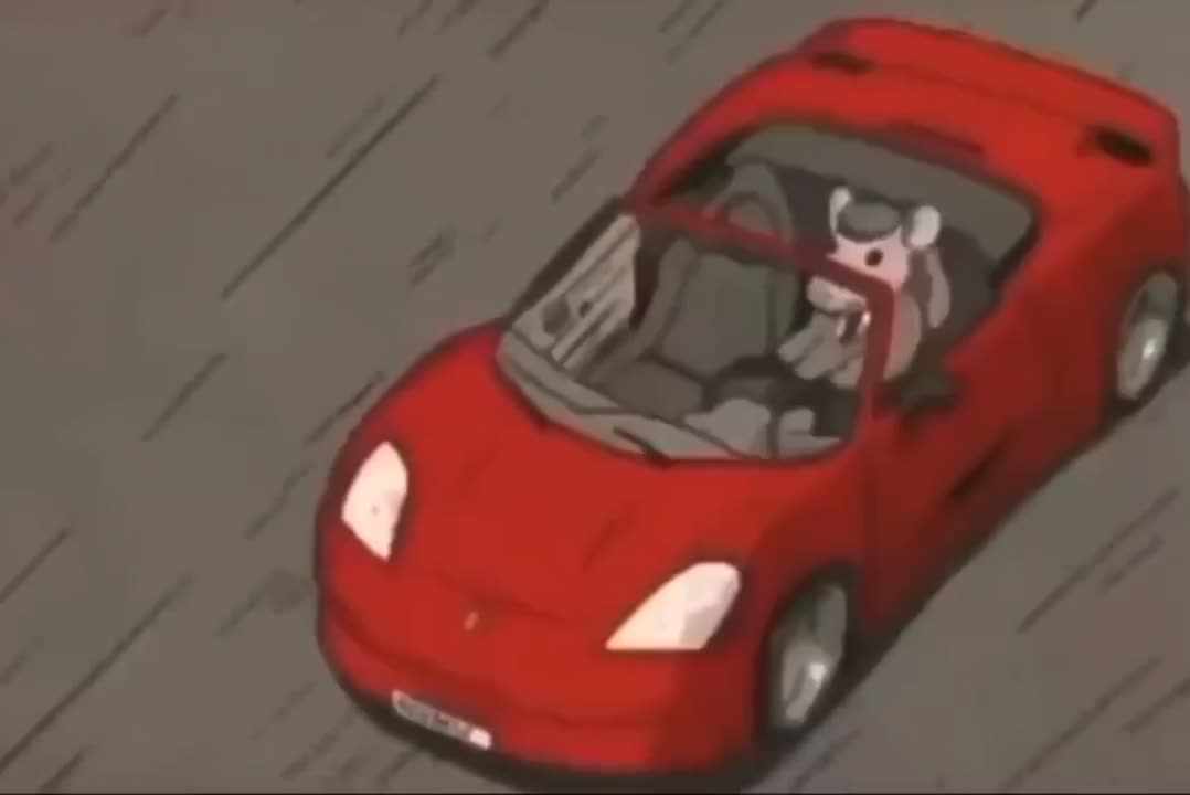 Mème : Rat conduisant une voiture