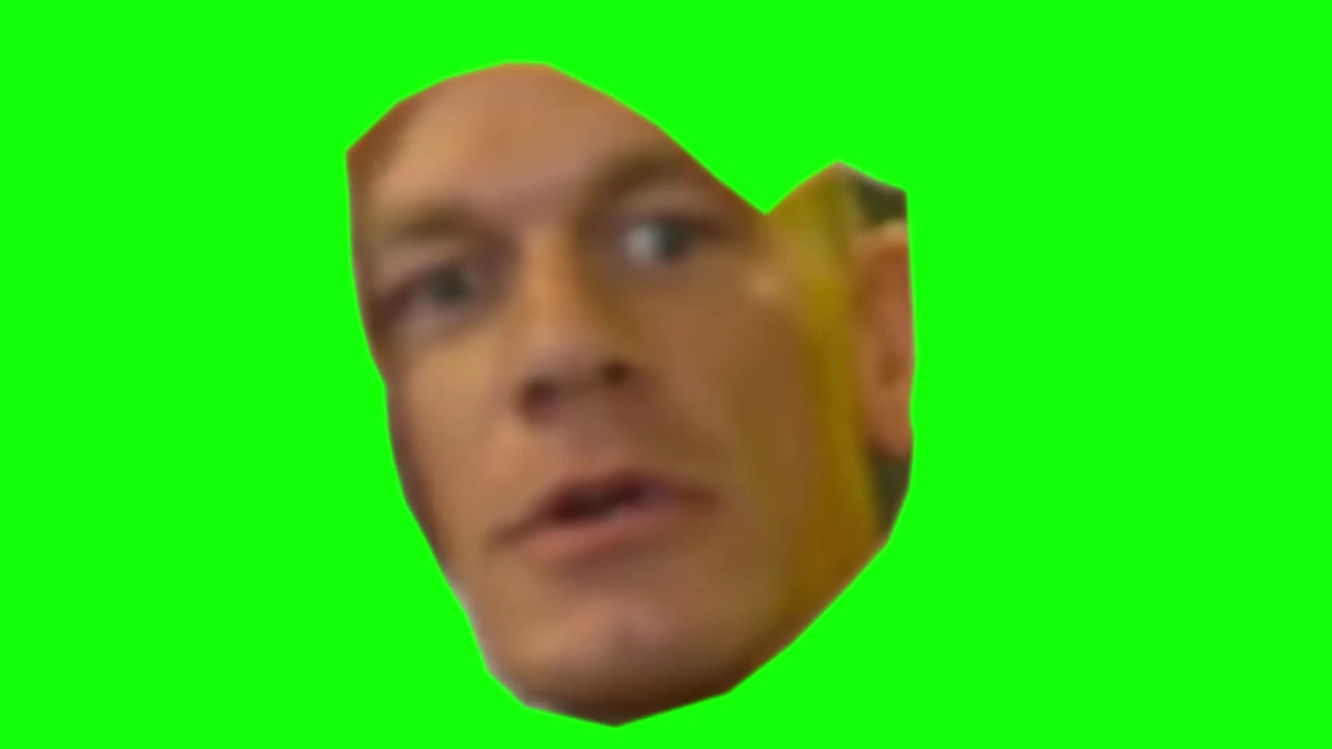 Mème : John Cena fond vert
