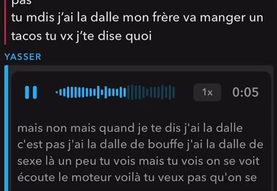 Mème : Pas la dalle de bouf mais de sexe