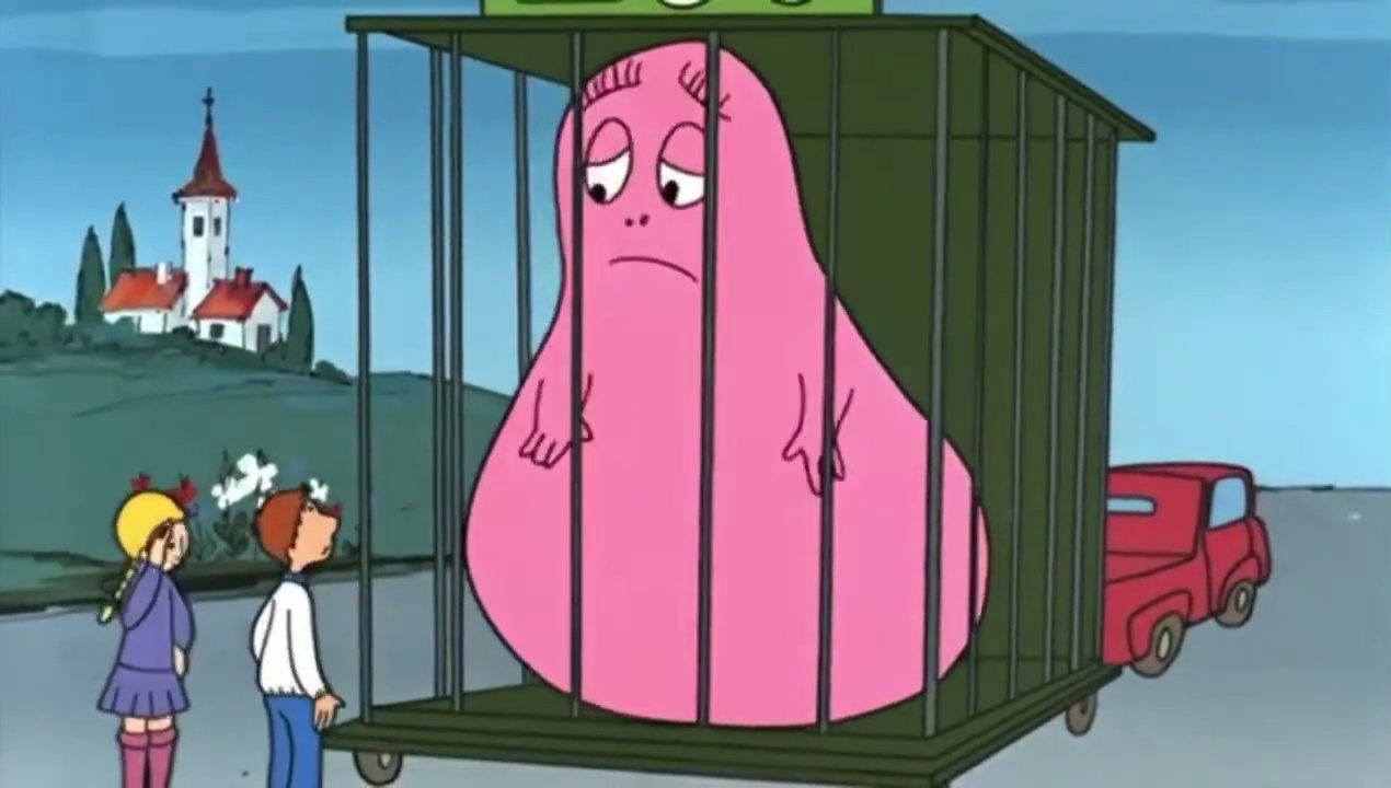 Mème : Barbapapa emmené au zoo