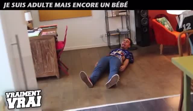 Mème : Je suis adulte mais encore un bébé - Mister V