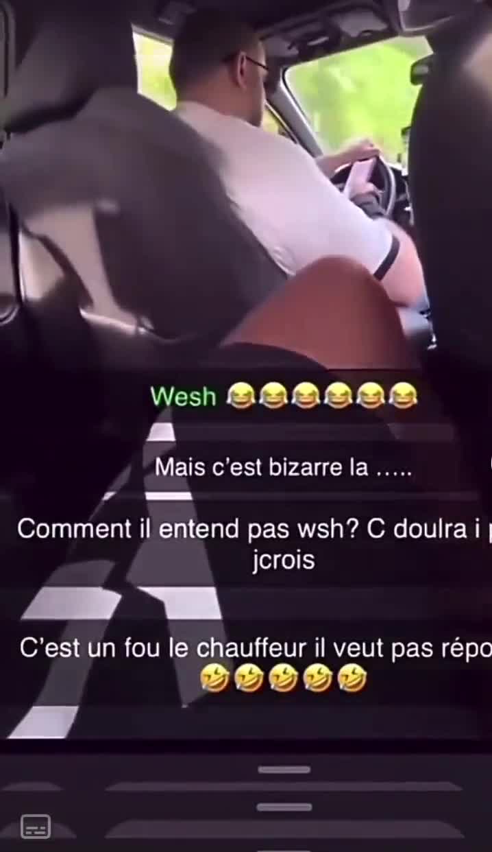 Mème : Excusez-moi chef chauffeur taxi sourd