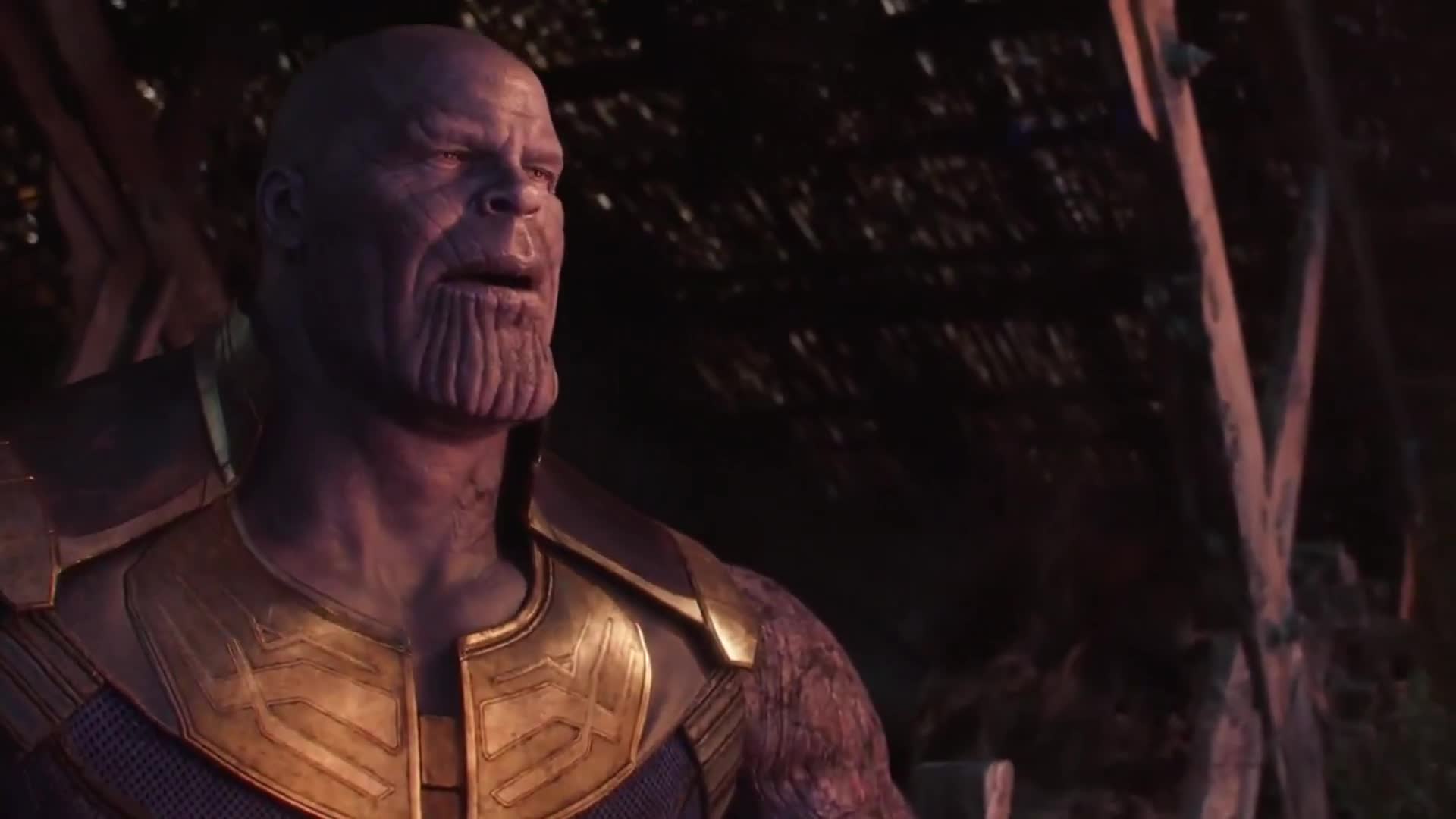 Mème : Avengers : Infinity War - Thanos heureux dans sa ferme