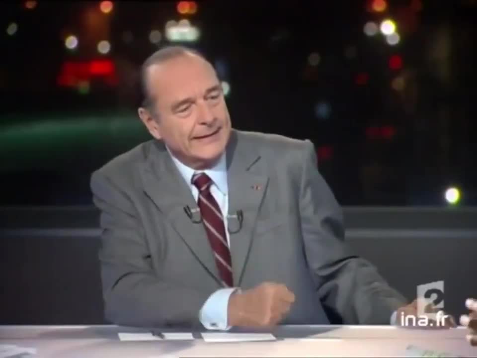 Mème : Chirac - Pas drole