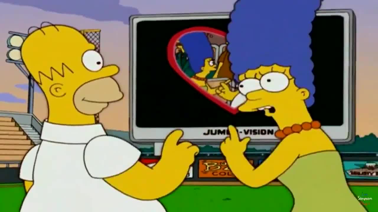Mème : Regarde ce vieux comment il est moche - Simpson
