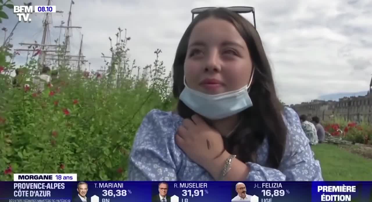 Mème : Morgane qui se trompe de jour pour voter - BFM TV