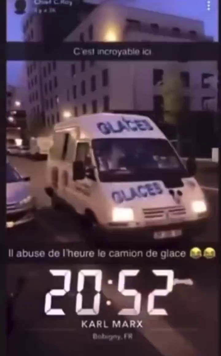 Mème : Il abuse de l'heure le camion de glace