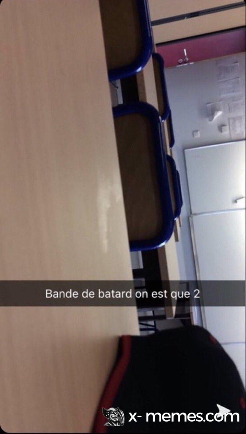Mème : Bande de batard on est que 2