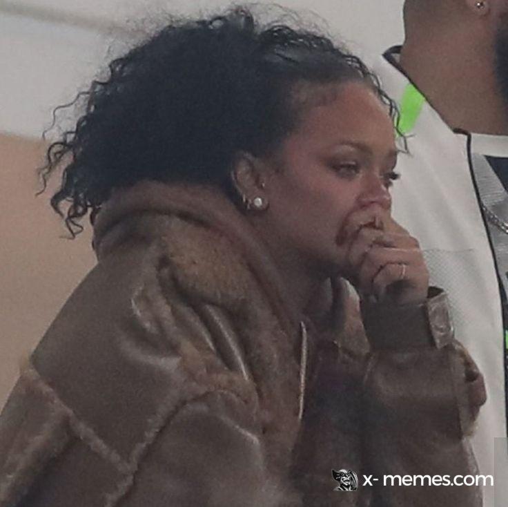 Mème : Rihanna consternée